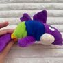 Fiesta The Fish Philosophy Pete The Perch Purple Plush Fish approx. 20 cm. long Used Please see photos Image 3