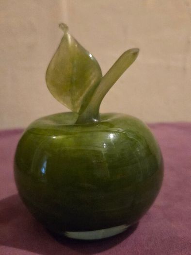 Hand Blown Glass Apple