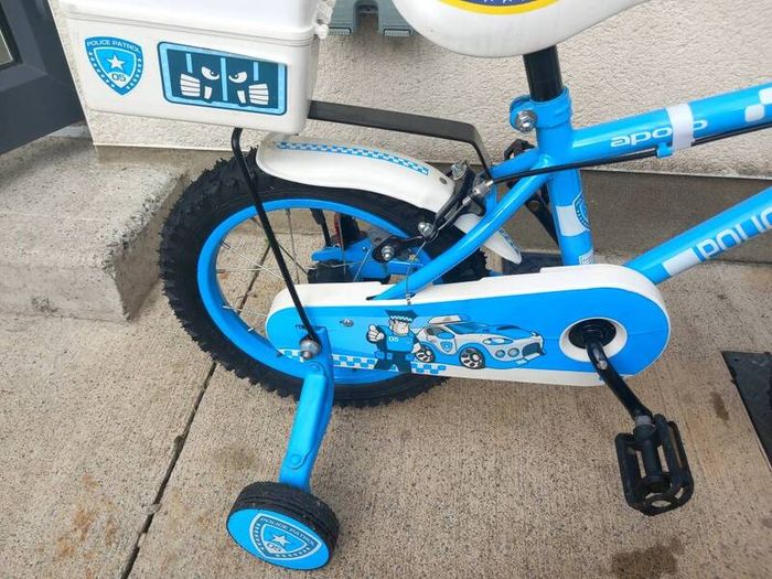 Kids police patrol bike size 14 inch wheels
