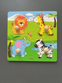 Wooden puzzle for babies