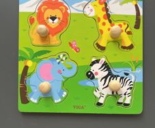 Wooden puzzle for babies