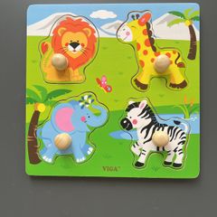 Wooden puzzle for babies