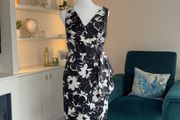 Ladies Black &amp; White Floral Dress from Debenhams