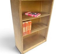 Midcentury Small Lloyd Loom Shelf