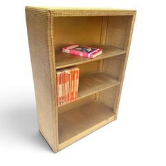 Midcentury Small Lloyd Loom Shelf