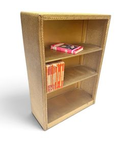Midcentury Small Lloyd Loom Shelf