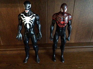 Marvel 9 inch Miles Morales & Venom figures