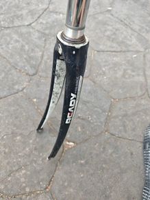 road bike fork aluminium 1/18th, long steerer
