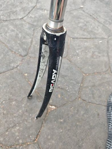 road bike fork aluminium 1/18th, long steerer