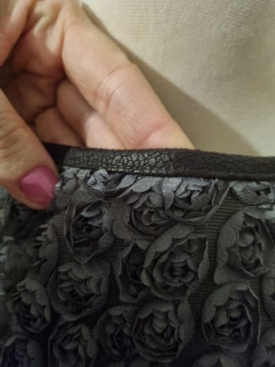 ELVI, rose textured dress