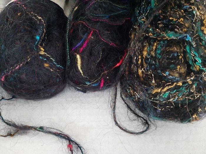 Mohair wool knitting crochet crafts