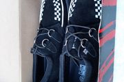 Brand new TUK black suede creeper trainers T.U.K. - Size 7 UK