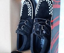 Brand new TUK black suede creeper trainers T.U.K. - Size 7 UK