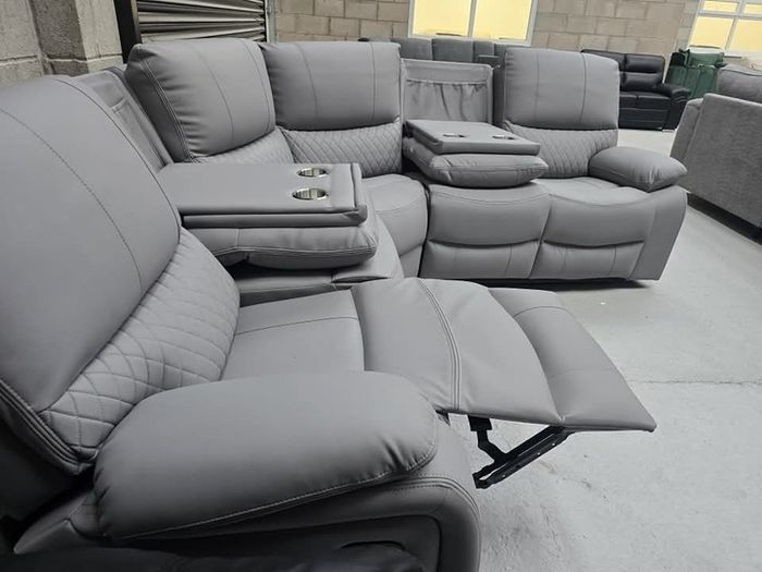 Rita Corner Leather Manual Recliners
