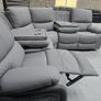 Rita Corner Leather Manual Recliners Image 5