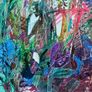 Original Abstract Painting GiFT Pine Forest Dublin Botanical Irish Art Image 6
