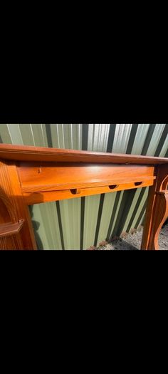 Wooden fire surround