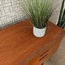 Vintage Retro Mid Century Teak Compact Sideboard by Uniflex Image 10