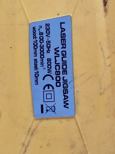 ROK Laser guided jigsaw WLJC800 in very good used condition