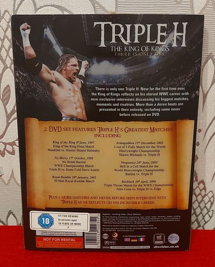 Triple H king of kings 2 dvd set