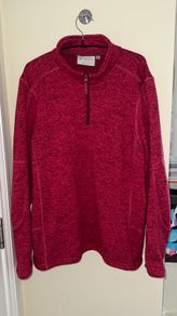 Mountain Warehouse Dark Pink Half-Zip Fleece