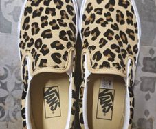 Womens leopard print Vans