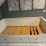 IKEA pull out sofabed with storage drawers Image 2