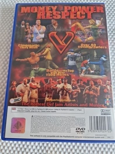 Def Jam Vendetta  PlayStation2 Ps2 Games Original