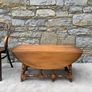 Ercol Golden Dawn drop leaf oval coffee table Image 3