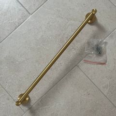 VOS Brushed Brass Towel Rail