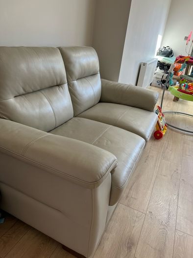 Full Italian leather - two seater sofa.