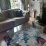Glass coffee table - can bundle matching side table for 140euro Image 2