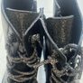 Dune chunky lace up boots size 4 Image 3