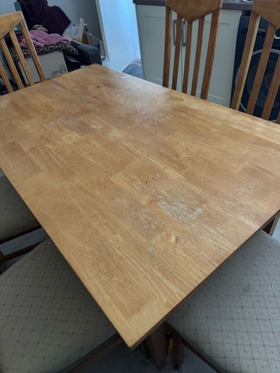 table and chairs