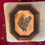 Vintage hammered copper wall art Image 2
