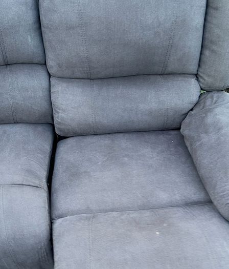 grey  recliner corner sofa
