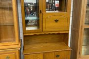 Oak Dresser &amp; Hutch