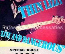 Thin Lizzy Concert Poster Cleveland Ohio 1978 A3 size Repro
