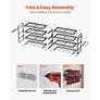 Power Tool Organizer Wall Mount, 4-Layer Storage Rack with 8 Drill Holders, Tools Holder and Storage Rack with Screwdriver Holder, Garage Tool Organizer for Garage, Workbench, and Workshop Image 4