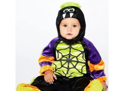 Cute Spooky Spider Baby and Toddler Halloween Costume 12-18 months