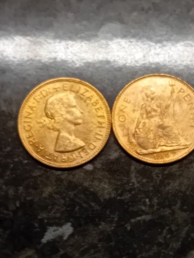 1967 English 1 Penny Unc