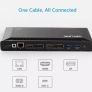 Wavlink WL-UG69PD2 USB-C Dual HDMI or DisplayPort Display 4K@60Hz 13-in-1 Universal Docking Station with 100W Power supply Apple dell Image 3