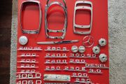 Chrome Mercedes Boot Badges.