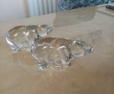 Glass Polar Bears