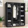 BRAND NEW Clothes Storage Organizer Shelf With Rack Non-Woven Fabrics Portable Bedroom Furniture 175x150x45cm Image 2
