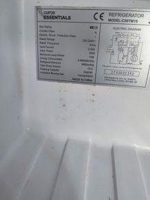 Fridge and small Top Freezer