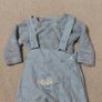 lined Dungaree,s And Fleece Top set Image 3