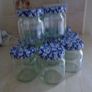 18  xGlass jam jars,Jars,Kitchen,Jam making,Craft storage,Chutney making Image 2