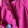Brand New Girl's Elegant Pink Peacoat Dunnes Stores Image 3
