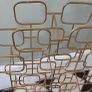 Abstract Design Metal Wine Bottle Holder Image 2